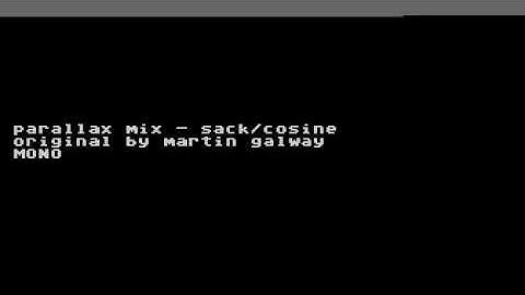 parallax mix music for Atari 8-bit