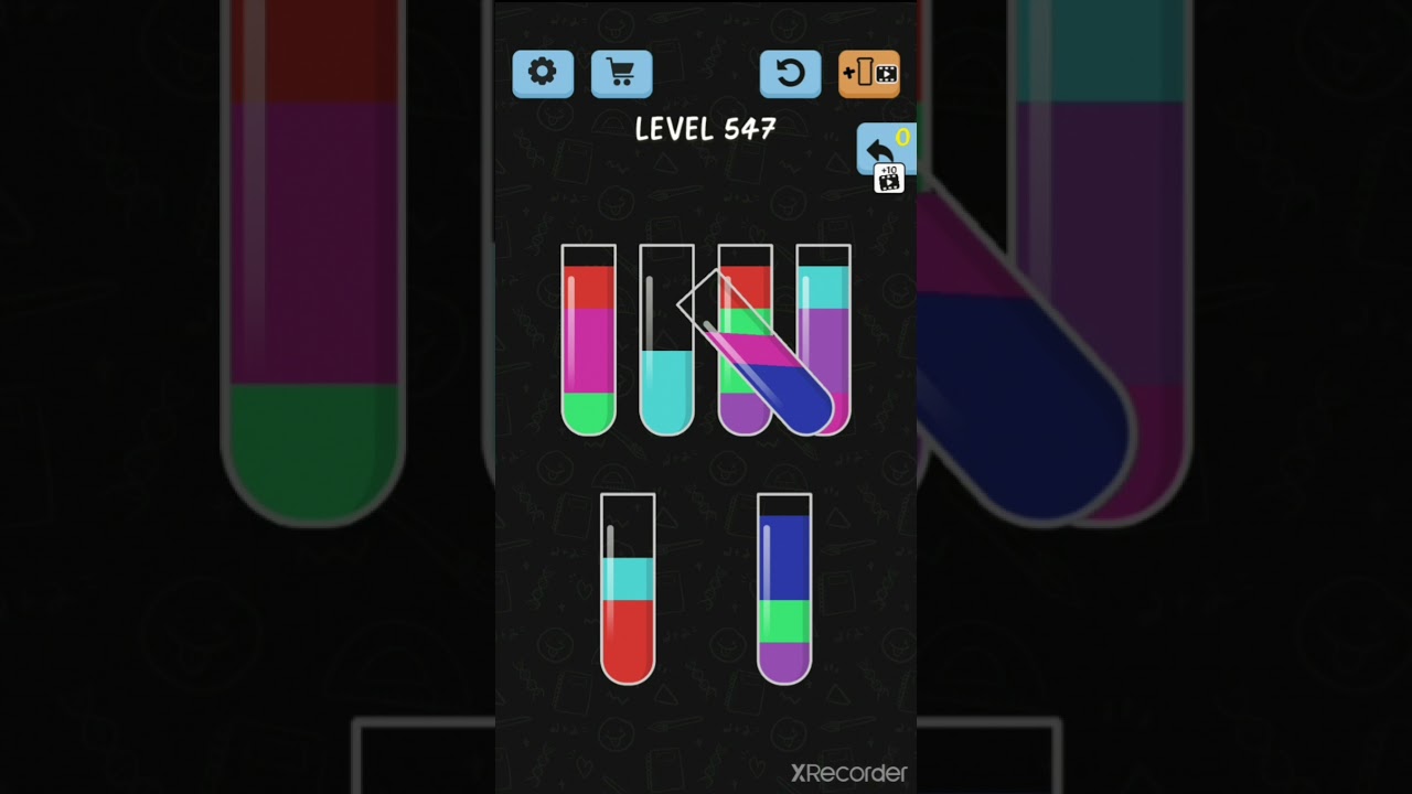 solve and solution water game color sort level 547