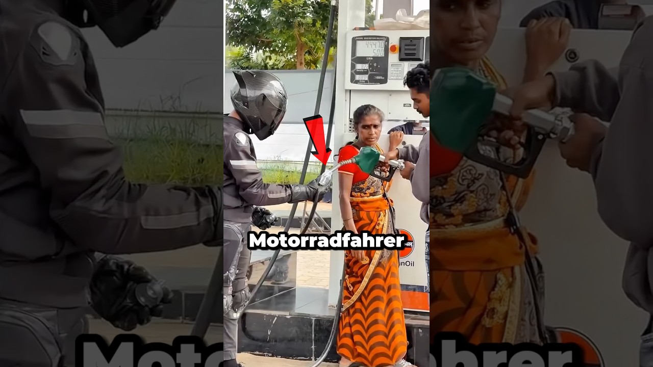 Jeder dachte dieser Motorradfahrer sei verrückt… 😳