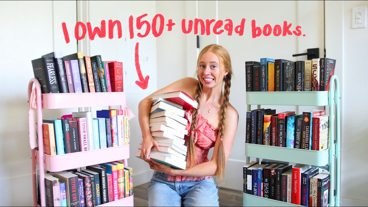 I own 150+ unread books... Here Is Every. Single. One.
