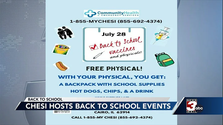 CHESI to Host series of Back-to-School Events Across Region