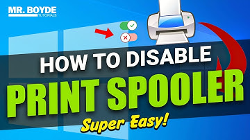How to Disable the Print Spooler Service on Windows 10