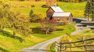 Beautiful Relaxing Music for stress relief, Calming Music 'Vermont Barns' composed by Tim Janis