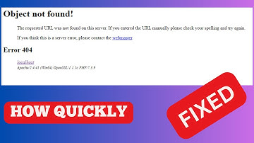 How Fix  Localhost the requested URL was not found ? | Object not found with XAMPP #postman #infysky