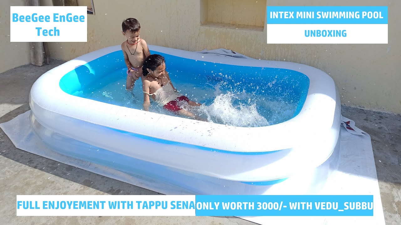 3000 रुपये में आनंद - Portable Swimming Pool in Just 3000 Rs Intex ...