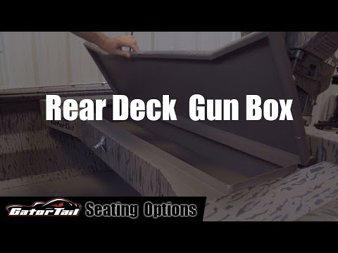 Rear Deck Gun Box- GatorTail Boat Option