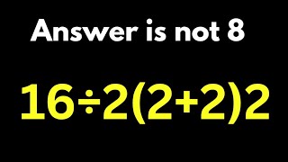 Most People Get This Simple Math Question Wrong!