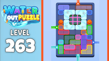 Water Out Puzzle level 263 solution 