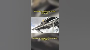 Flexible and Efficient Bulk Material Handling Tool | Mobile Telescopic Stacker in Action