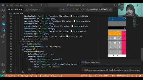 Pembuatan Kalkulator sederhana menggunakan flutter