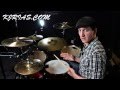 Drum Fills: 6 Stroke Roll/ Kick Pause - With KJ-Rias