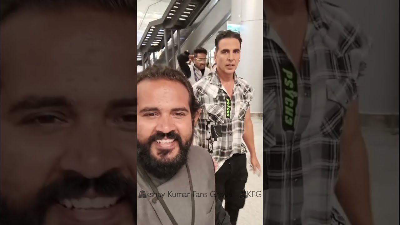 Akshay Kumar spotted at Hyderabad Airport | Kannappa Shoot | 