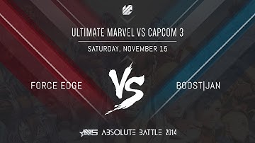 Absolute Battle 5 - Force Edge vs BOOST|Jan (UMVC3)