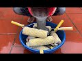 Amazing idea - DIY craft technique with cement and paint roller - super new ideas for you