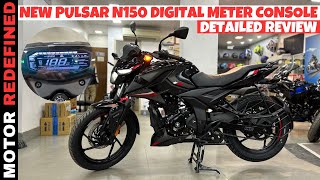 2024 Bajaj Pulsar N150 Dual Disc Bluetooth Console Review | On Road Price, Changes & New Features