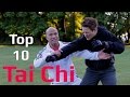 Top 10 tai chi awesome combat moves  taiji quan combat fighting