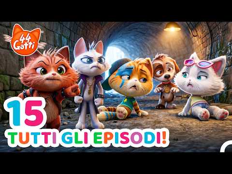 44 Cats | 170 Minuti Di Avventura Con Il Cucciolo Smarrito! 🐶💖✨ | Episodi Completi