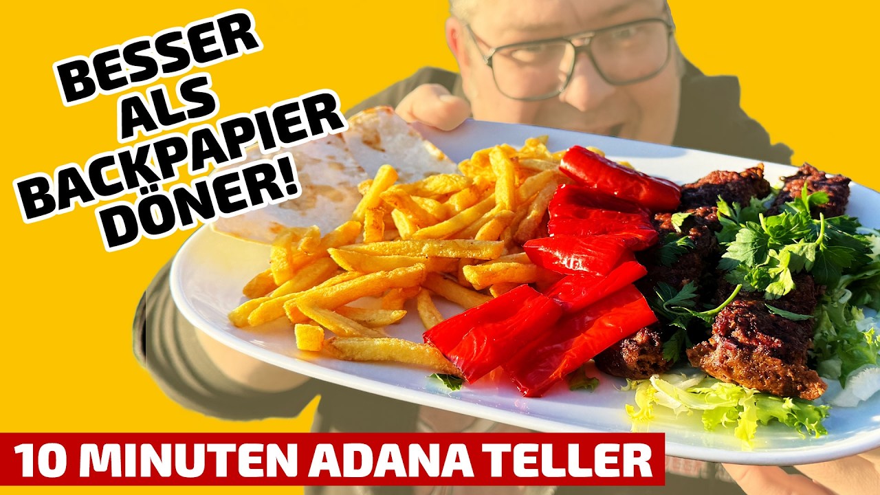 BESSER ALS BACKPAPIER DÖNER: 10 MINUTEN TÜRKISCHER GRILLTELLER! So geht es ...