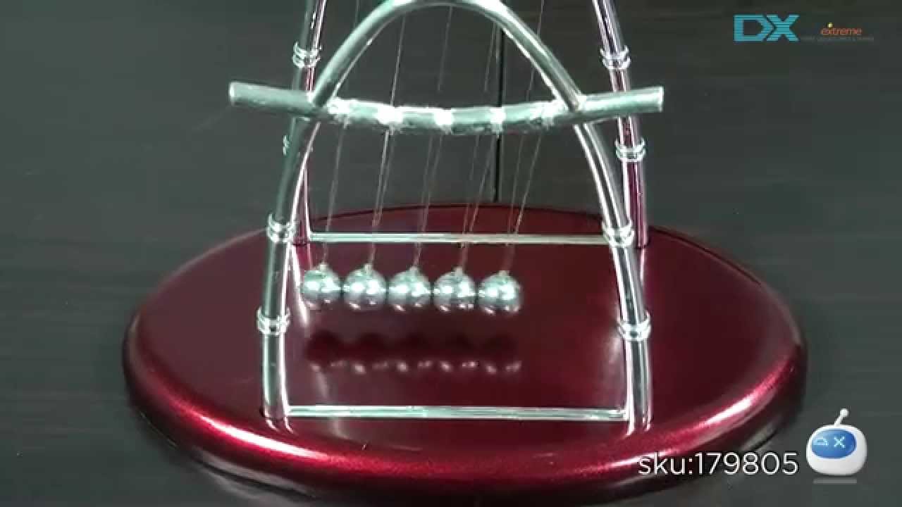 Dx Newton S Cradle Balance Balls Science Pendulum Youtube