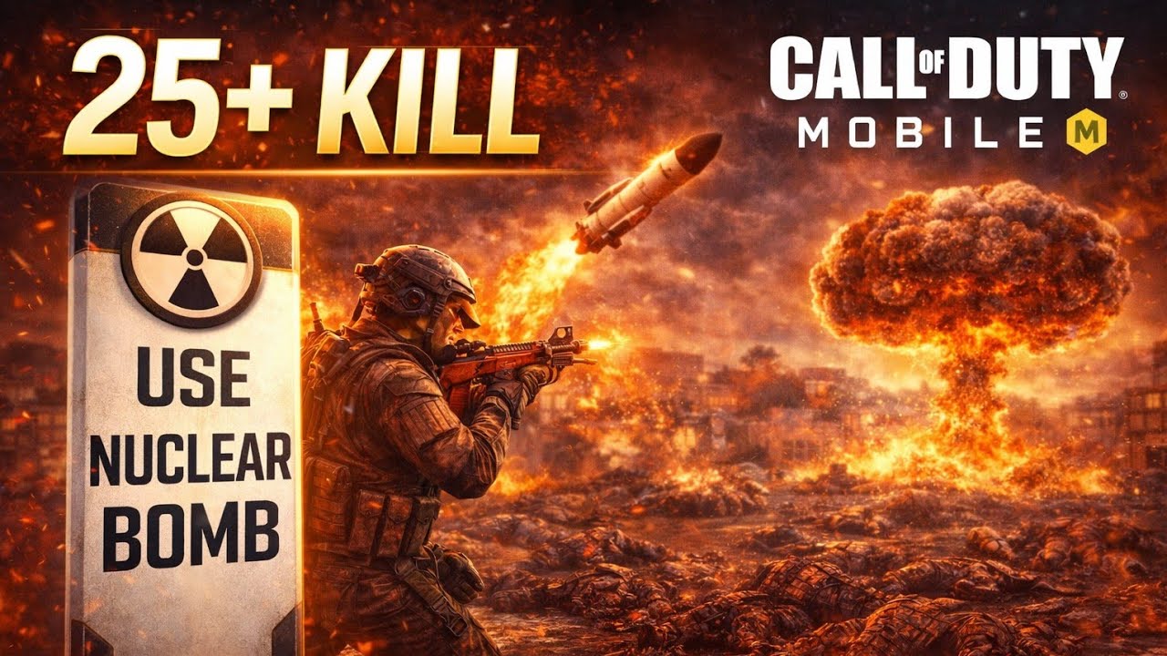 25+ Kill Without Dying and Use Nuclear Bomb | COD Mobile | Jay Headshot | Call Of Duty Game
