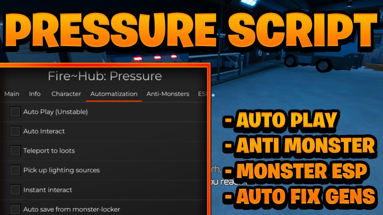 [NEW BEST] Pressure Script Pastebin - (ROBLOX) *Auto Play, Monster ESP ...