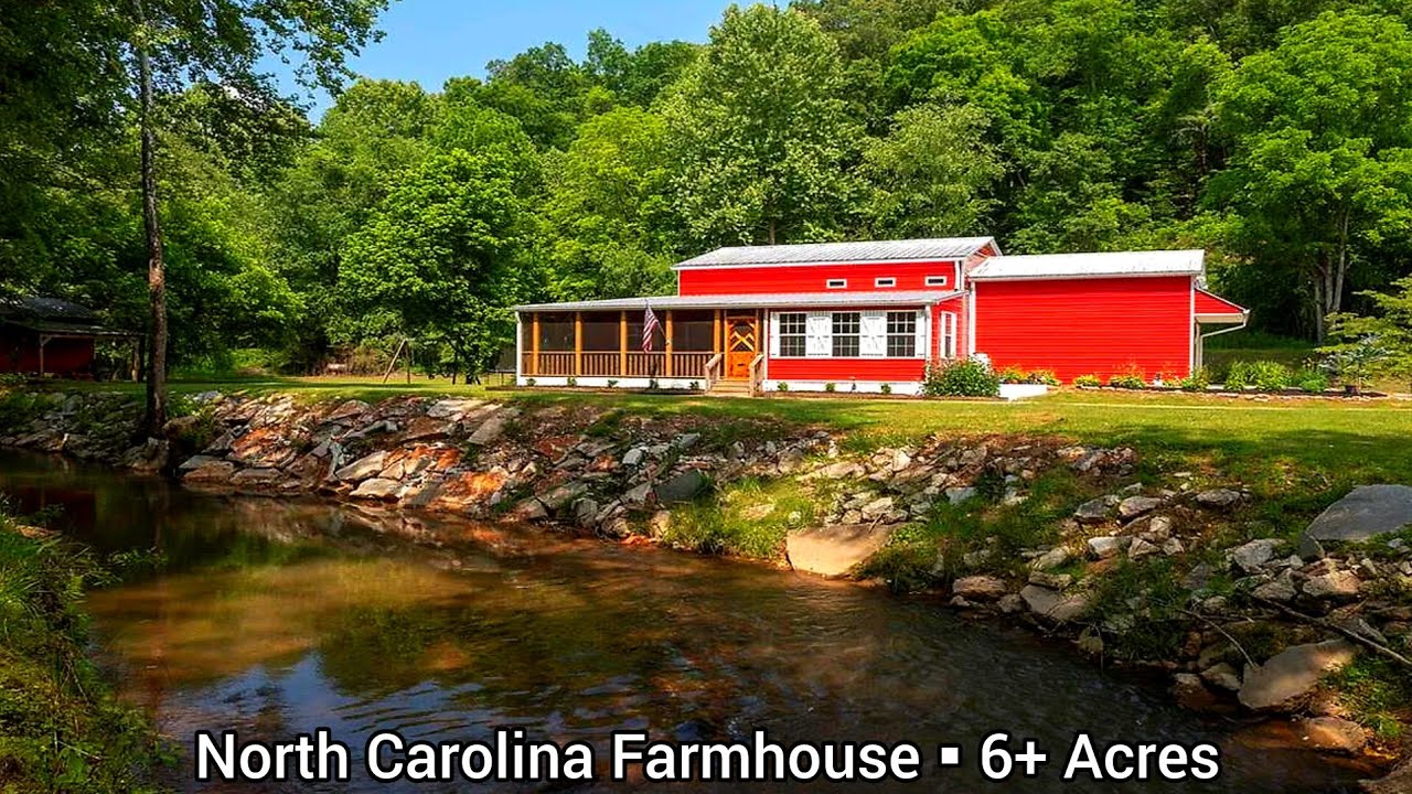 North Carolina Farmhouse For Sale | 6+ Acres | North Carolina Real Estate | Cabins For Sale49