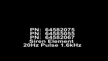 Werma Stacklights Siren Element: 64582075, 64585055, 64582067 from AutomationDirect