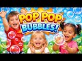 Bubble Song for Kids | Pop Pop Bubbles! Toddler Learning Video with Jumping & Clapping