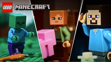 LEGO Stop Motion Animation Compilation - LEGO Minecraft - Funny Video 2017, 2018, 2019