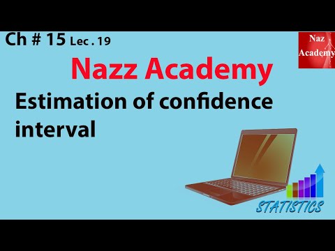 Estimation of confidence interval ch 15 lec 19