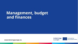 Webinar on project development: Management and finances