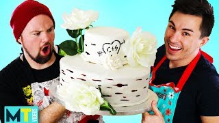 Men Try Decorating a Wedding Cake screenshot 5