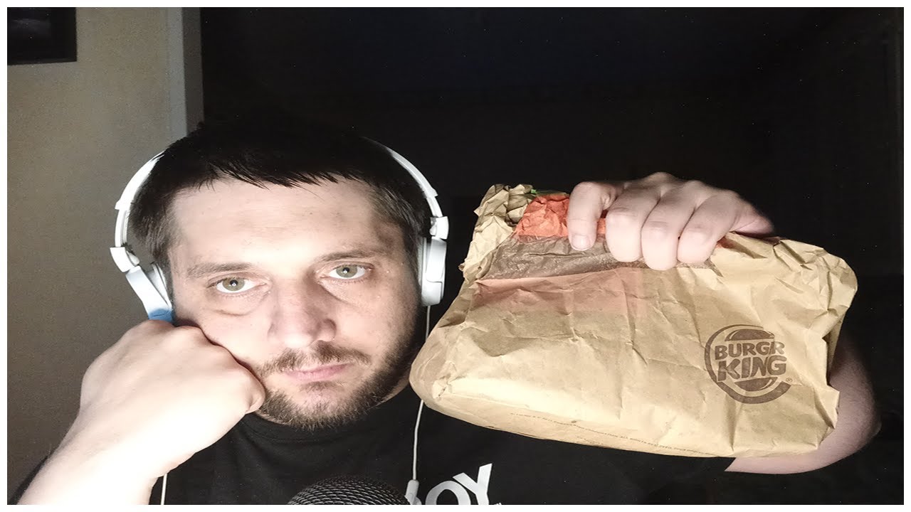 JE MANGE DIFERENT BURGER DE CHEZ BURGER KING DEGUSTATION (ASMR FRANCAIS)