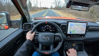 2023 Toyota Sequoia TRD Pro  POV Test Drive (Binaural Audio)