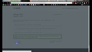Django Test Answer upwork-2016