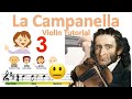 La Campanella (Blackpink's Shut down intro) easy version sheet music and violin tutorial