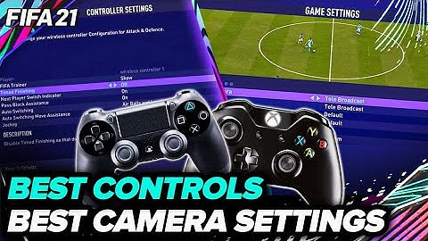 FIFA 21 BEST CONTROLLER & CAMERA SETTINGS TUTORIAL - NEW CONTROLS & GAMEPLAY SETTINGS PS4 & XBOX ONE