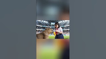 capybara thắng giải nhất trong cuộc thi uống trà sữa hài hước #capybara