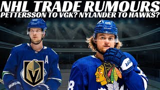 NHL Trade Rumours - Nylander to Hawks Pettersson to VGK Michkov News + Sabres Limit Ticket Sales