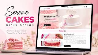 Serene Cakes | Cake Shop Website UI/UX Design & Prototype screenshot 5