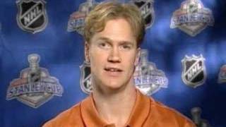 Chris Pronger Interview Before The Stanley Cup