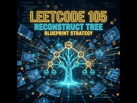 LeetCode 105: Construct Binary Tree from Preorder and Inorder Traversal | Binary Tree Construction
