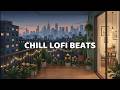 City Sunset Balcony Lofi 🌇 | Chill Evening Beats for Study, Focus &amp; Relax