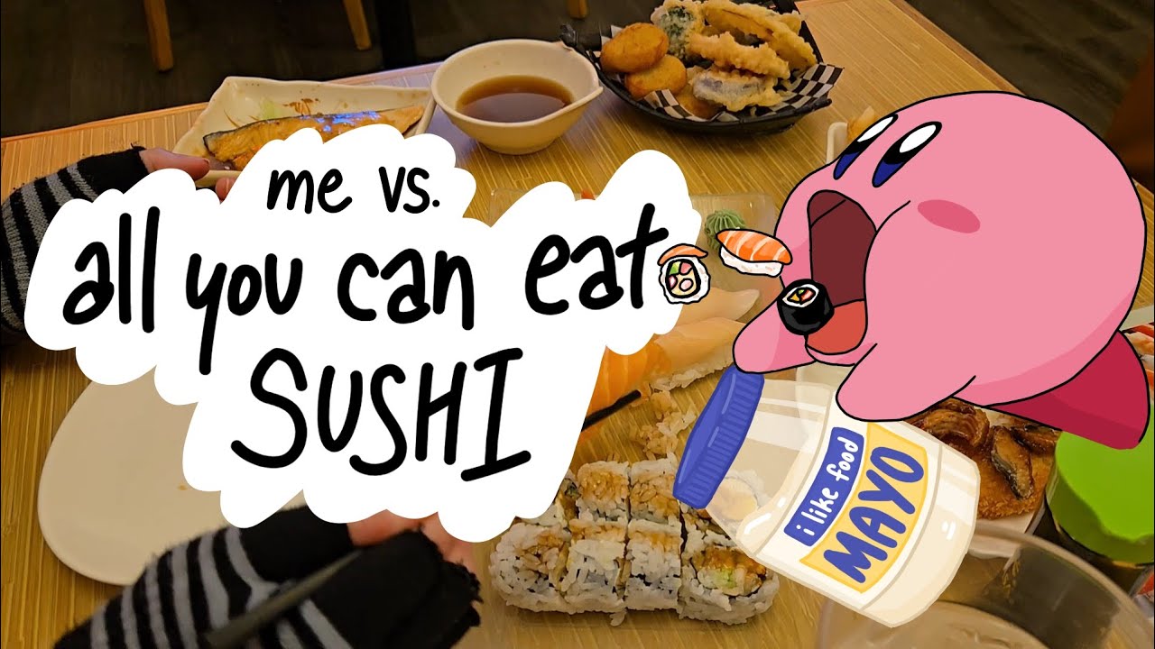 this guy can eat vs. all you can eat (sushi)