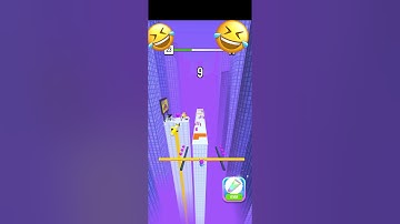 Roof Rails Game #shorts #trending #viral #gameplay #running #rails #walkthrough