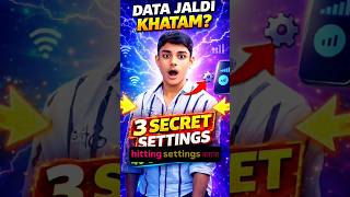 Save Mobile Data! 🚫📶 3 Settings#DataSavingTips #TechHacks #ShortsIndia