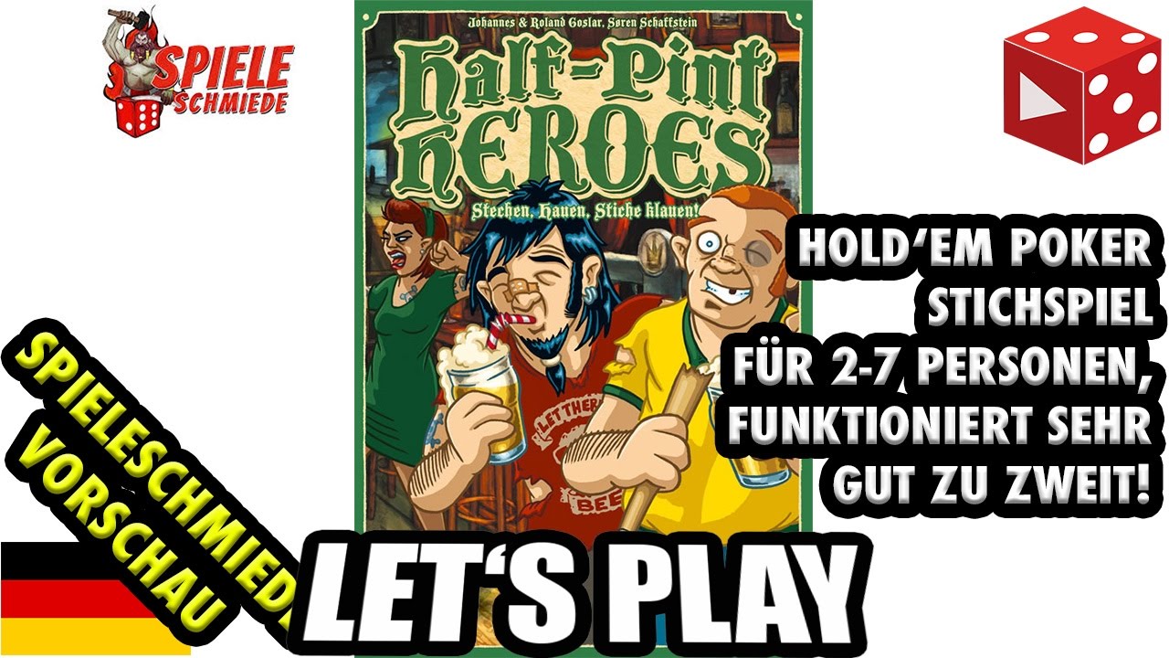 Vorschau: Half-Pint Heroes - Hold'em Stichspiel für 2-7 Spieler - Crowdfunding @ Spieleschmiede