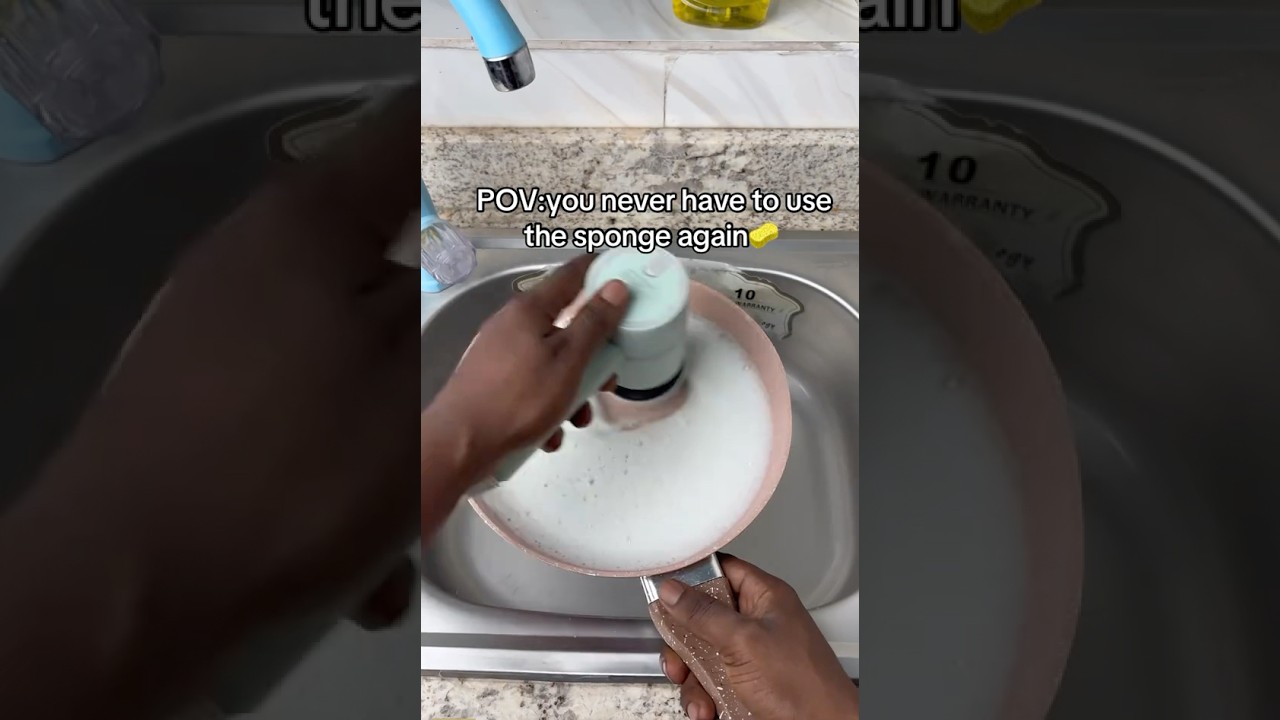 A dish scrubber is a cleaning tool used to remove food particles, grease etc 