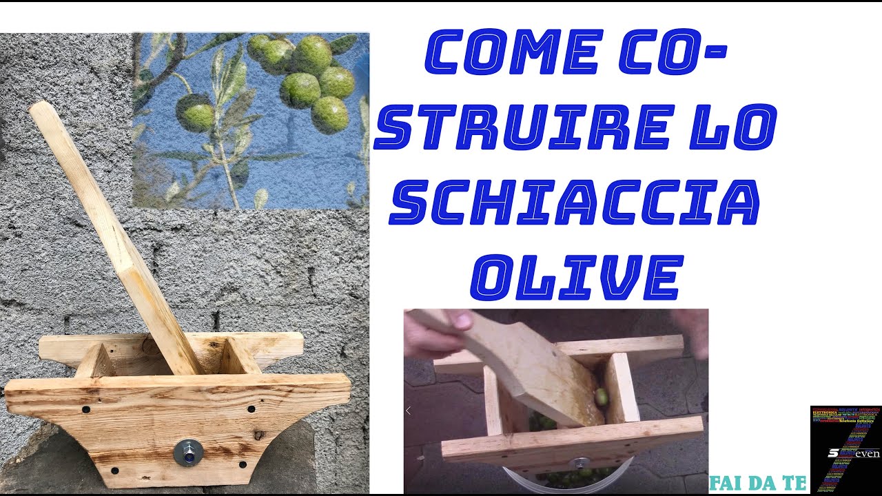 Come costruire lo Schiaccia Olive