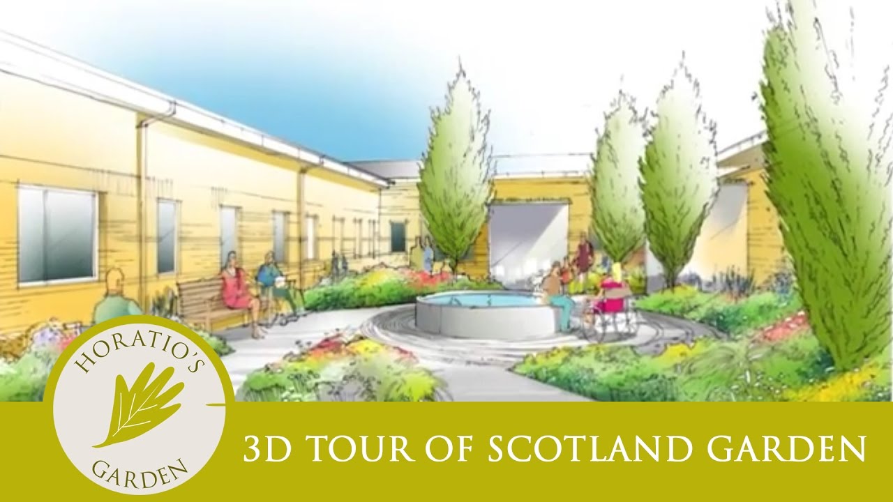 James Alexander-Sinclair - 3D Tour of Horatio’s Garden Scotland